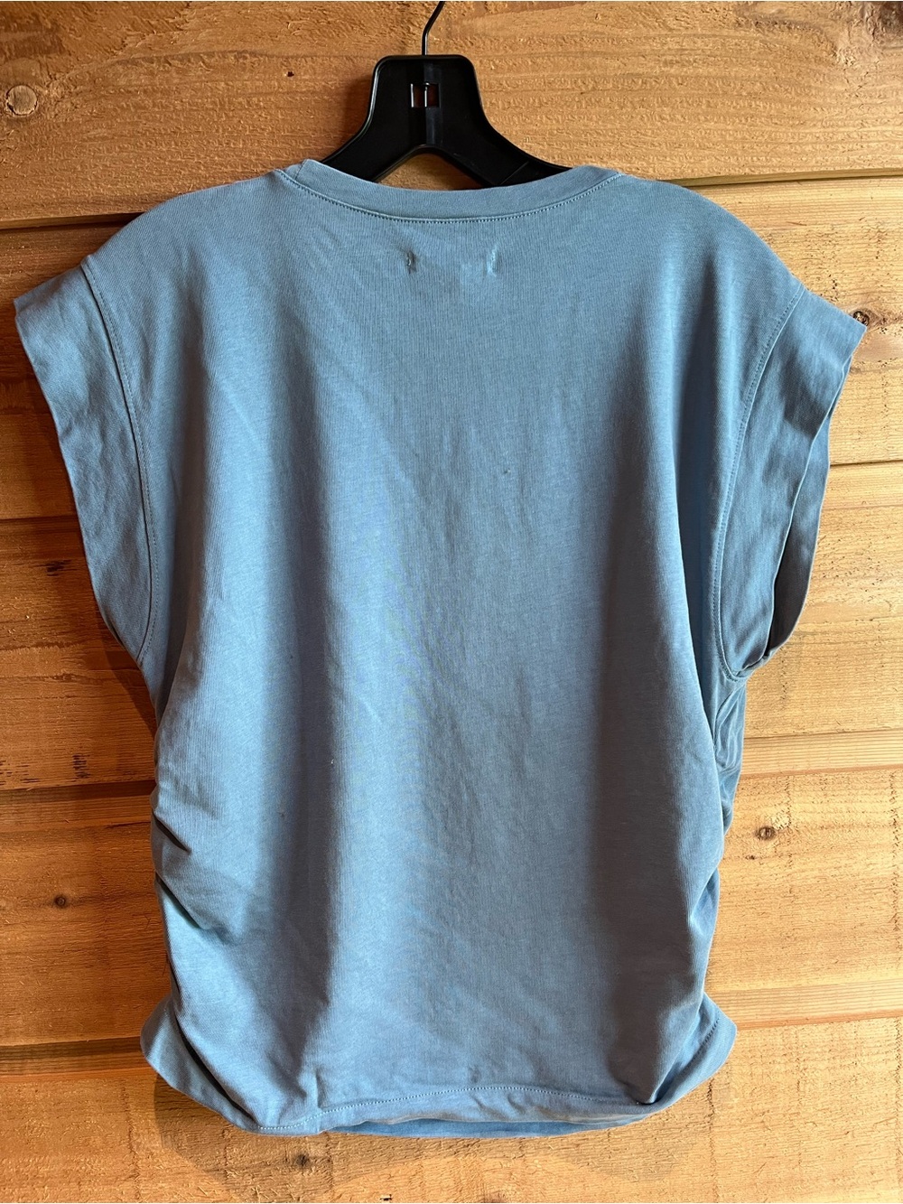 Madewell Blue Cinch-Side Muscle Tee - Picture 5 of 6